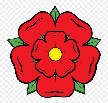 Lancashire Rose County England Heraldic Heraldry - Lancashire Rose Vector