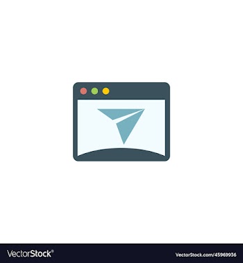 landing page creative icon flat multicolored