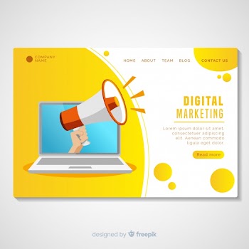 Landing page template