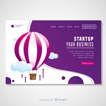 Landing page template