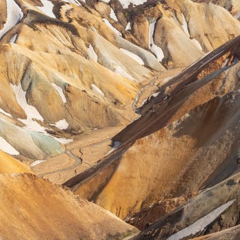 Landmannalaugar National Park. Rainbow Mountains. 