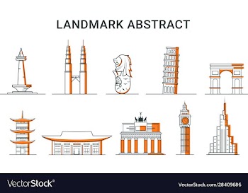landmark abstract icon