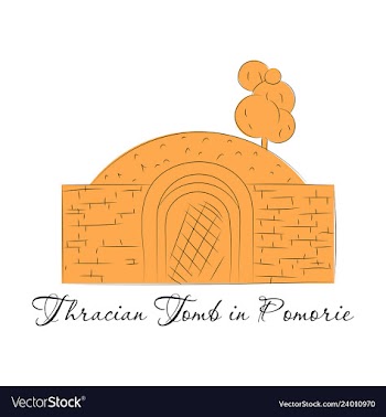 Landmarks of bulgaria thracian tomb in pomorie vector image