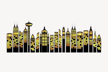Landmarks & towers clipart, illustration | Free Vector - rawpixel