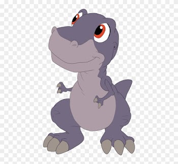 Landons Stuffed Dino Based On Lbt Character, Chomper - Land Before Time T Rex Baby
