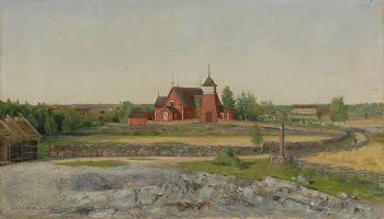 Landscape, 1895, Arvid Liljelund | Free Photo - rawpixel