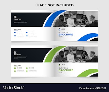 landscape business brochure cover design template