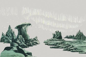 Landscape collage element, vintage illustration | Free PSD Illustration - rawpixel