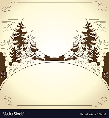 Landscape frame vector image