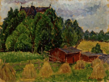 Landscape from padasjoki, 1917, by Alfred | Free Photo - rawpixel