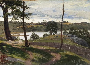 Landscape in august, 1877 | Free Photo - rawpixel