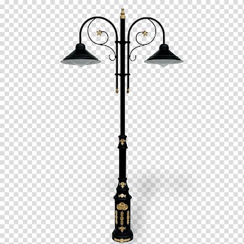 Landscape lighting Street light Light fixture Sconce, street light transparent background PNG clipart