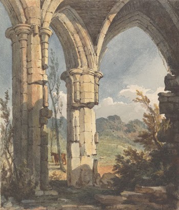 Landscape Looking Through Ruined Archway | Free Photo - rawpixel