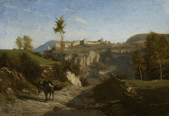 Landscape near Cr&eacute;mieu (ca. 1849) | Free Photo - rawpixel