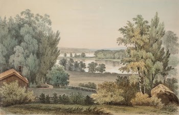 Landscape near träskända manor, 1850, | Free Photo - rawpixel
