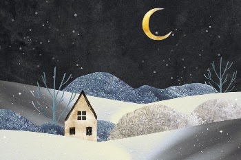 Landscape night background, aesthetic paper | Free Photo Illustration - rawpixel