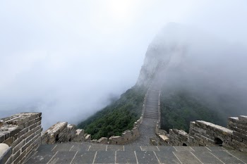landscape of the great wall in China