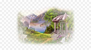 Landscape painting Image Embroidery Landscape painting - painting 