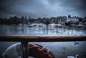 Landscape Photo of Boat Near Duck