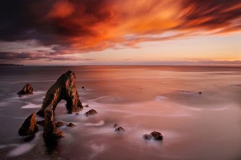 landscape photo of cliff