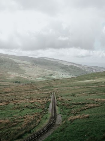 landscape photo of railway
