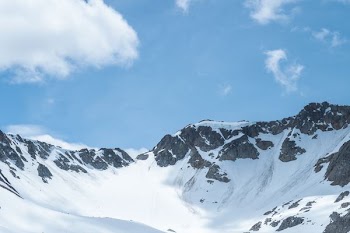 landscape photo of snow-capped mountain