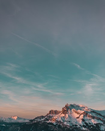 Landscape Photo of Snow Covered Mountain