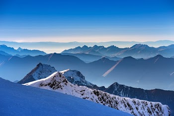 Landscape Photo Of Snow Covered Mountains