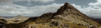 landscape photography of brown mountain