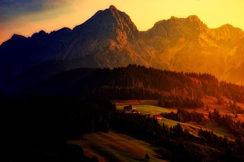 Landscape Photography of Brown Mountain