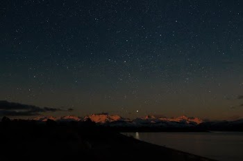 landscape photography of clear sky full of stars over mountains during night