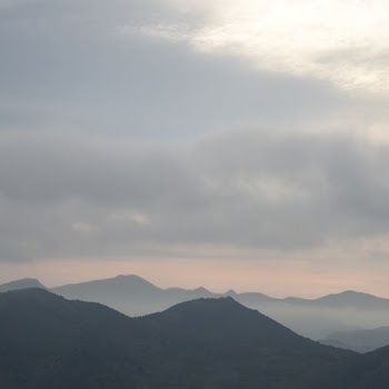 landscape photography of clouds