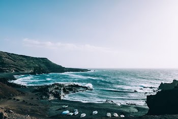 landscape photography of coastline