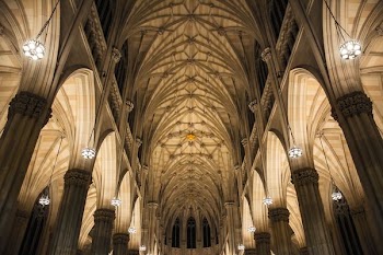 landscape photography of gothic structure interior