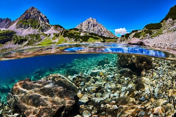 Landscape Photography of Green and Gray Mountain