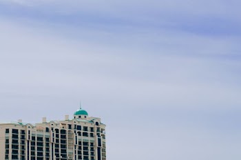 landscape photography of high rise building