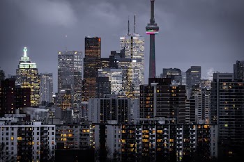 landscape photography of high-rise buildings