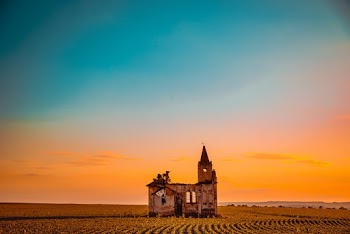 Landscape Photography of House and Sky