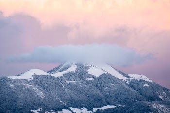 landscape photography of mountain