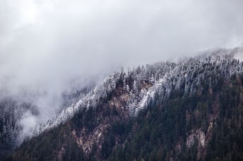 landscape photography of mountain