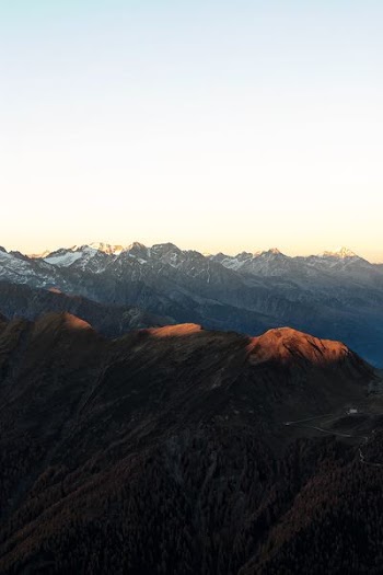 landscape photography of mountain