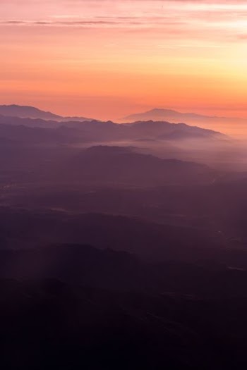 landscape photography of mountains