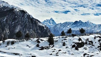 landscape photography of mountains