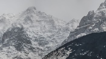 landscape photography of snow covered mountain