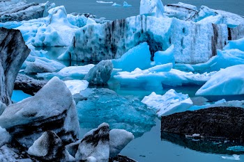 Landscape Photography of Snow Formation
