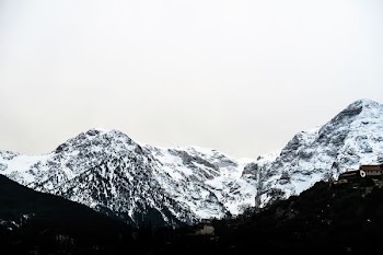 landscape photography of snow mountain