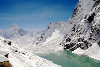 landscape photography of snow mountains