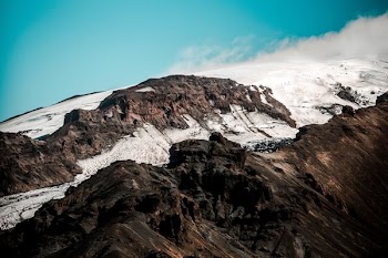 landscape photography of top of mountain