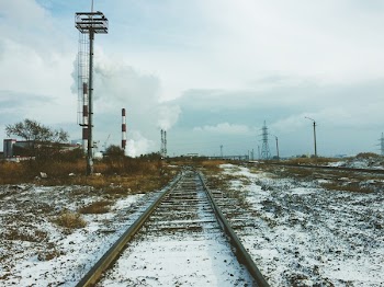 Landscape Photography of Train Rail