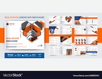 landscape real estate 16 page company brochure